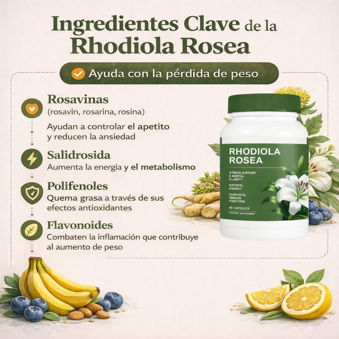 Valera™  Rhodiola Rosea Para Adelgazar